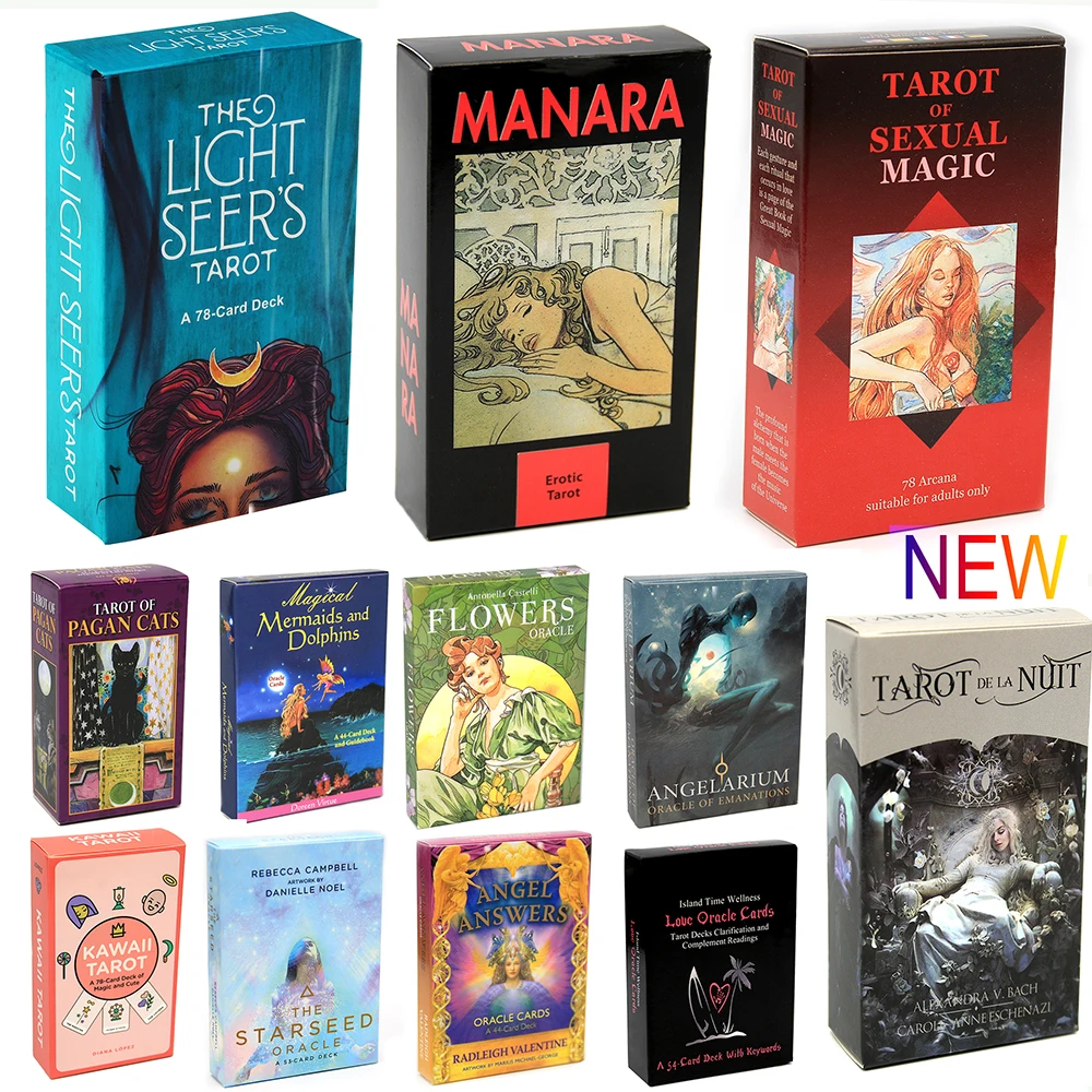 Светильник Seer's Tarot 78 Card палубная карта Board гадания чтение любовь Луна возле