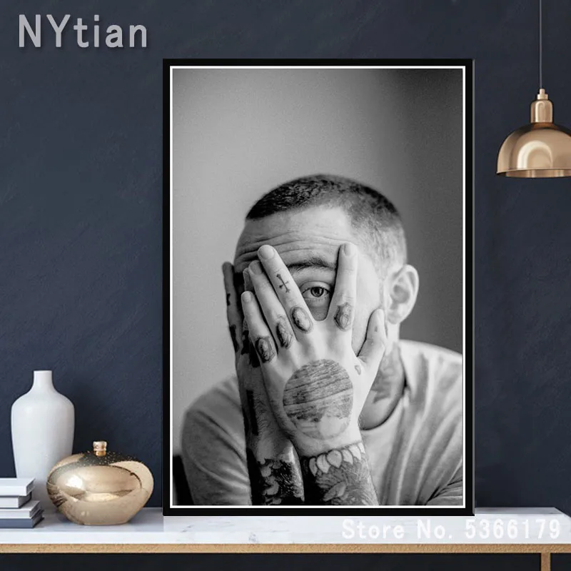 

NT342 Gift Poster Print Mac Miller Music Singer Star Rapper Hip Hop Wall Art Picture Canvas Oil Painting Living Home Room Decor
