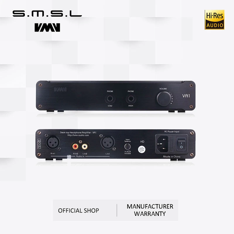 SMSL VA1HD HIFI Power Audio Amplifier Desktop Headphone Amplifier
