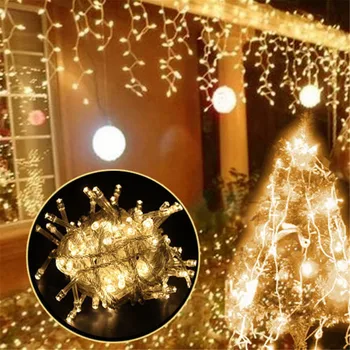 

220V LED Fairy Light Christmas Outdoor String Light 10M 100 Led String Garland Christmas Tree Fairy Light Wedding Party EU Lamp