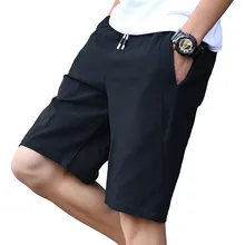 

Solid Bodybuilding Man Gym Shorts Masculino Casual Beach Linen Sport For Men Clothing Sweatpants Male Men's Joggers Streetwear