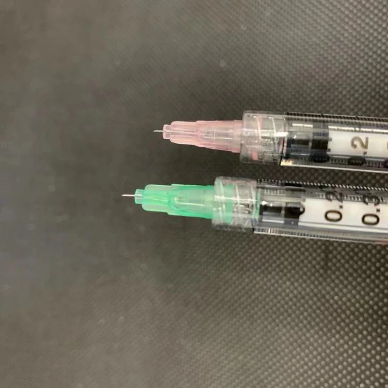 34G 1.5/2.5mm Sterile Meso Needle Lip Needles for HA Acid Hyaluron Pen Syringe Remove Wrinkle Tool