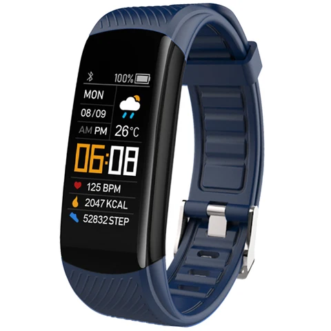 Bracelet Watch Blood Pressure Monitor  Fitness Tracker Bracelet Smart Watch Heart Rate Monitor Smart Band Watch Men Women