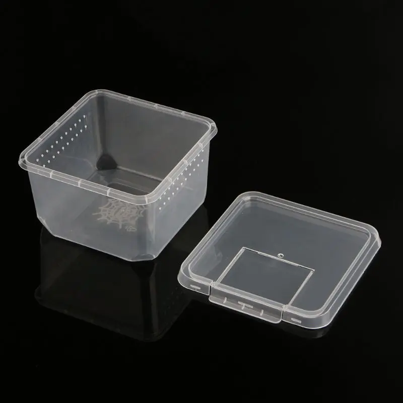 

Reptile Terrarium Feeder Breeding Box Tortoise Spider Lizard Beetle Insect House 85WC