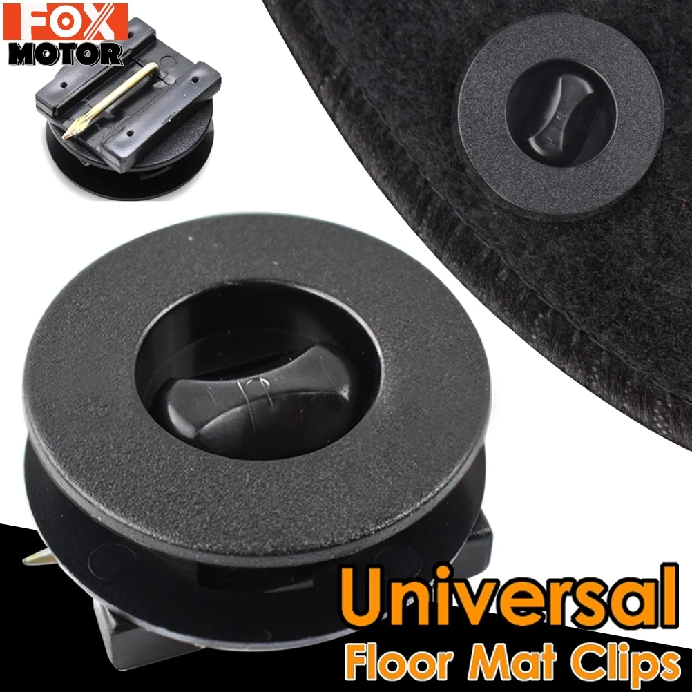 Car Twist Lock Floor Mat Clips Fastener Carpet Fixings Grip Buckle For