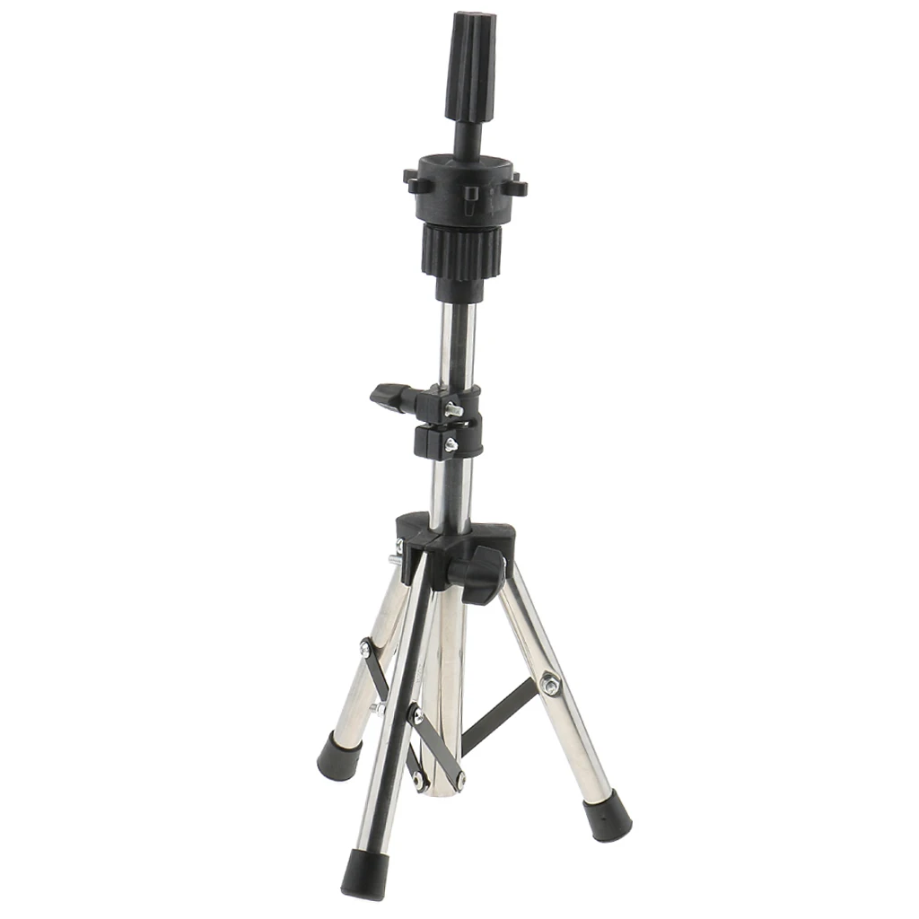 Cosmetology Mannequin Head Holder Tripod Stand for Salon Hairdressing