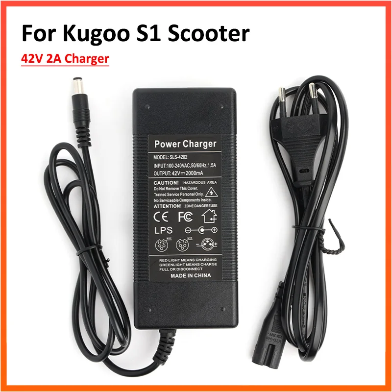 42V 2Ah Fast Charging Power Charger for Kugoo S1 S2 S3 Electric Scooter Battery Adapter DC2.1 | Спорт и развлечения