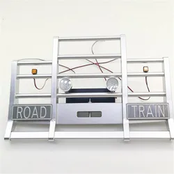 Pare chocs avant en alliage d'aluminium, kit d'assemblage et de mise à niveau pour tracteur de voiture CNC Tamiya King 1/14 56344 RC, 56301 