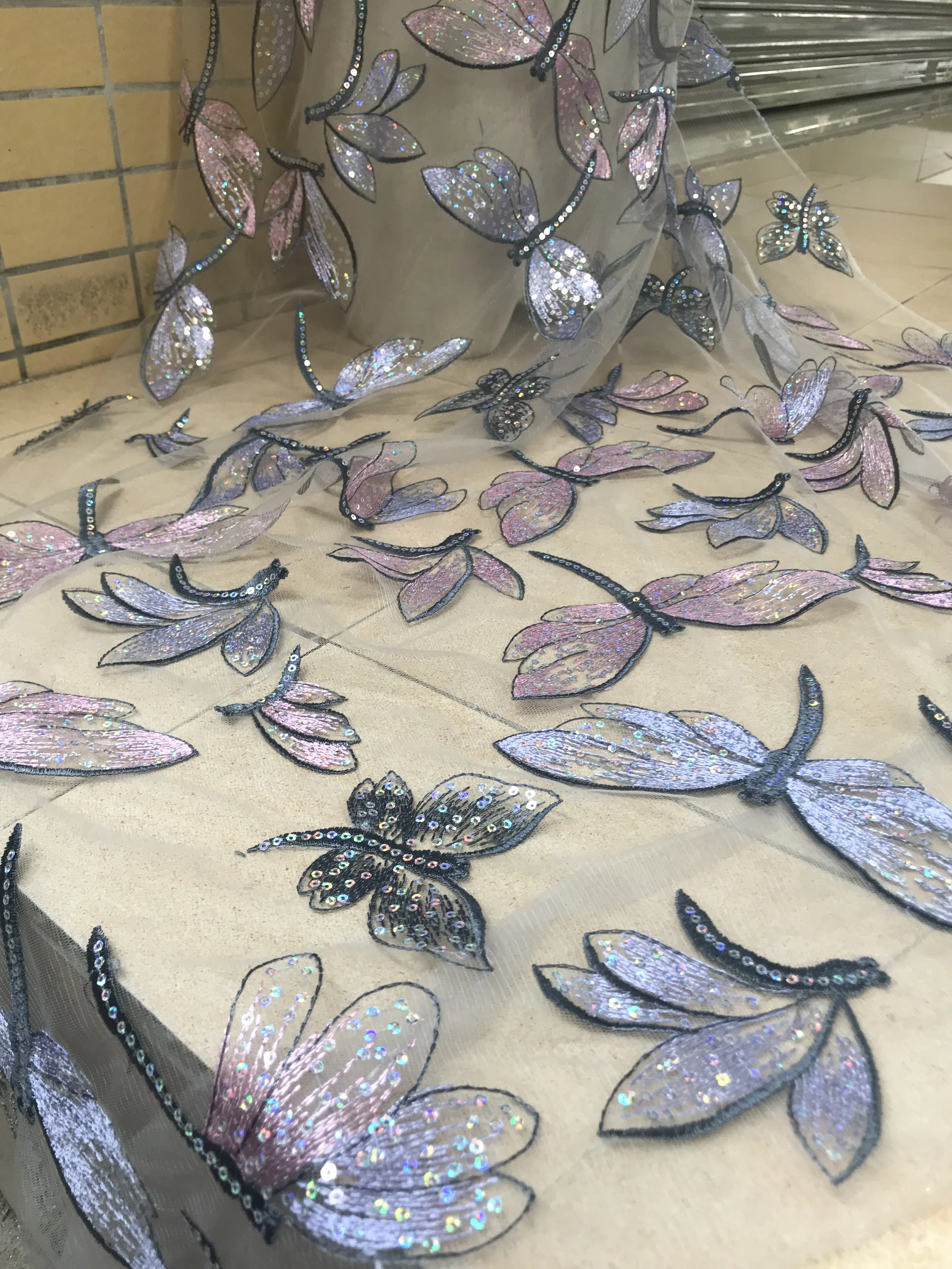 

Свадебная Тюлевая кружевная ткань высокого качества