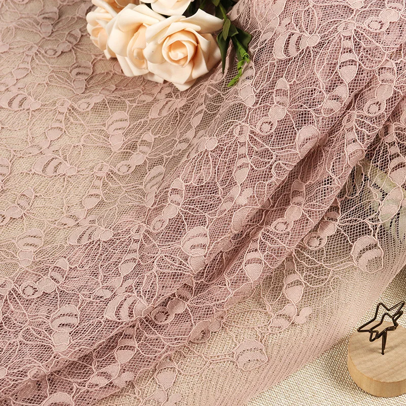 5 ярдов kpop маленькая Пчелка нейлон coton кружевная ткань для платья Африканский tissu bazin riche getzner telas por metro tissus tela stoffen