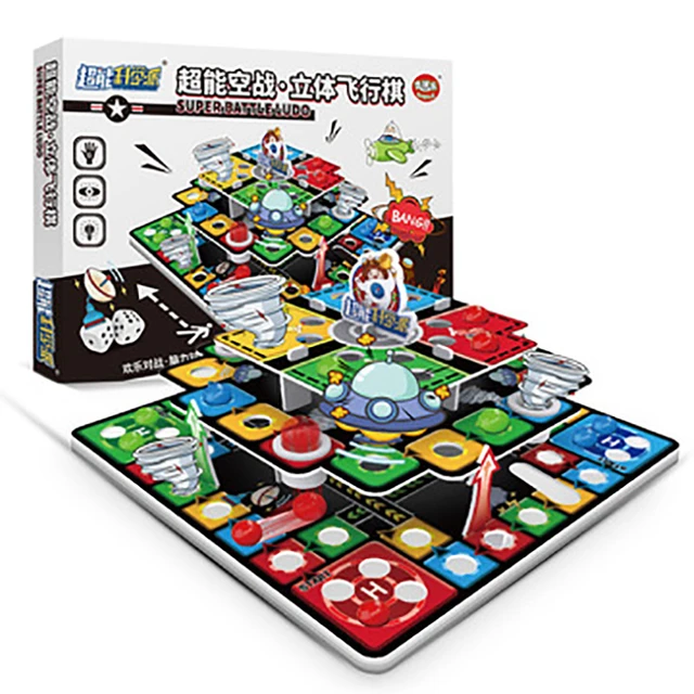 Crianças jogo de tabuleiro 3d multi-camada jogo de xadrez jogo de vôo  divertido jogo de família 3d tridimensional voando xadrez jogos de mesa  presente brinquedos - AliExpress
