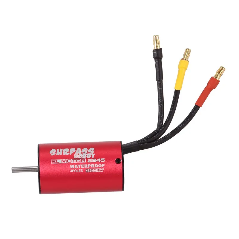 SURPASS HOBBY S2845 3100KV бесщеточный двигатель для 1/18 1/16 1/14 RC автомобилей