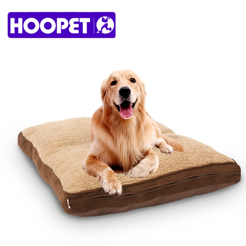 

HOOPET Pet Suede Mattress Dog Cat Thicken Bed All-season Removable Washable Mat Suit For Big Dogs Puppy Kitty Animals Products