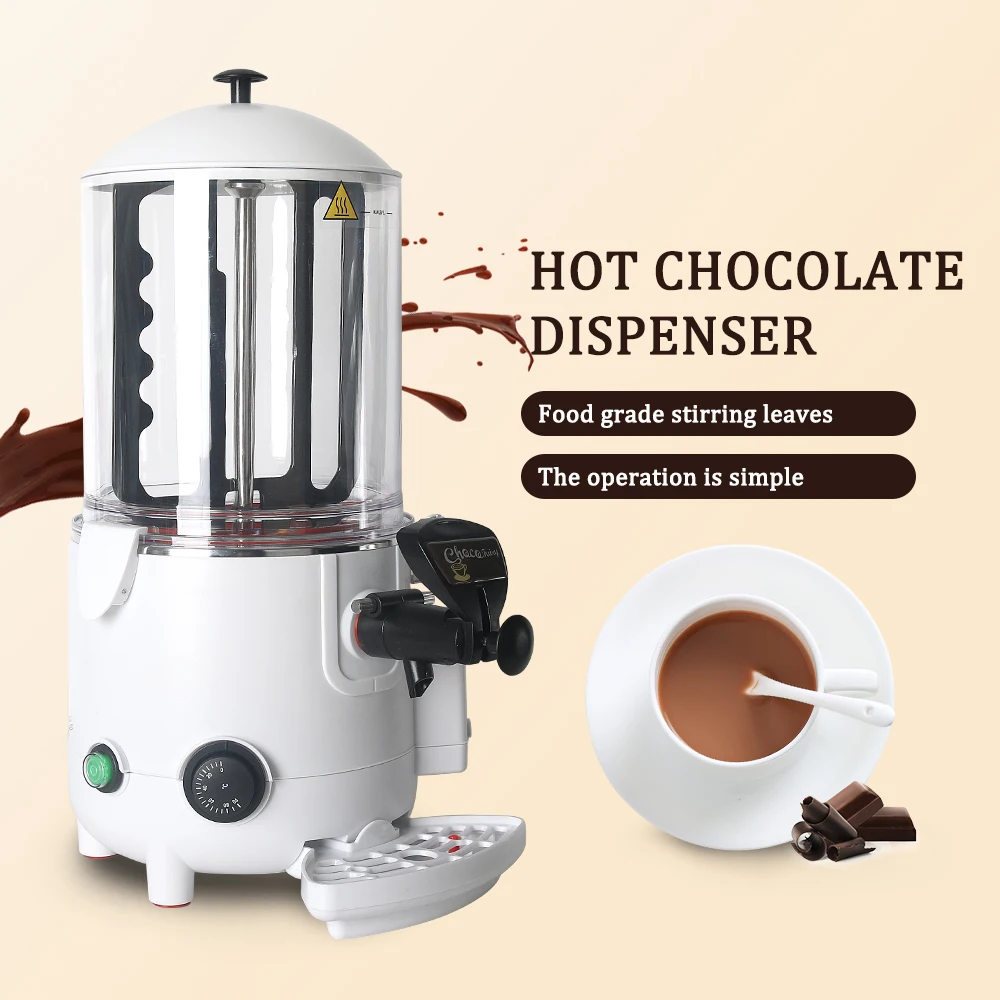 ITOP 10L Hot Chocolate Dispenser Machine Hot Drink Dispensing Machine  Chocolate Machine Perfect for Cafe, Party, Buffet