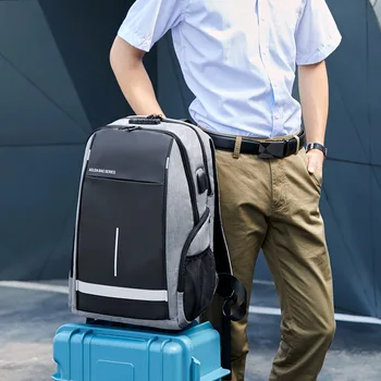 

Anti Theft USB Laptop Backpack Waterproof For Men 2020 Business Large Capacity Backpack Men Computer School Bag Travel Bag Packs