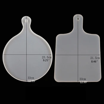 

2020 New Serving Board Tray Resin Mold Sea Wave Painting Art Serving Tray Silicone Molds