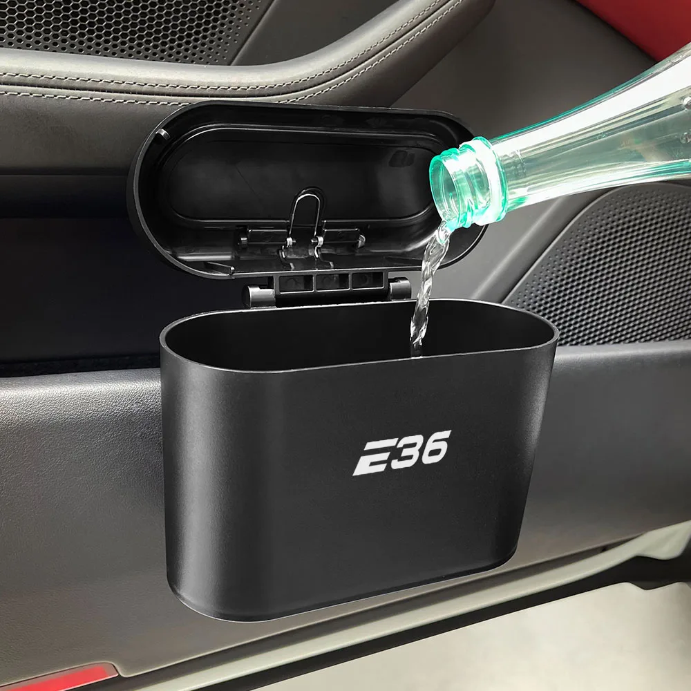 휴대용 자동차 쓰레기통 걸이식 쓰레기 정리정돈, BMW E46 E90 E60 E39 E36 E92 E87 E70 E91 E53 E30 E34 E28 E61 E62 E93