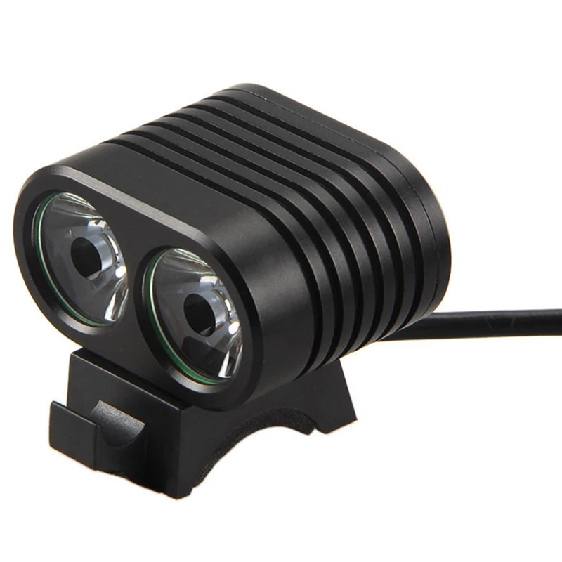 Велосипедный светильник вспышка головной Lamp14 Modes 2000lm 2x XML 2 Led велосипедный