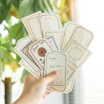 

Yanji Time card memo pad paper diy message note notepad pack 1 pack = 50 pcs