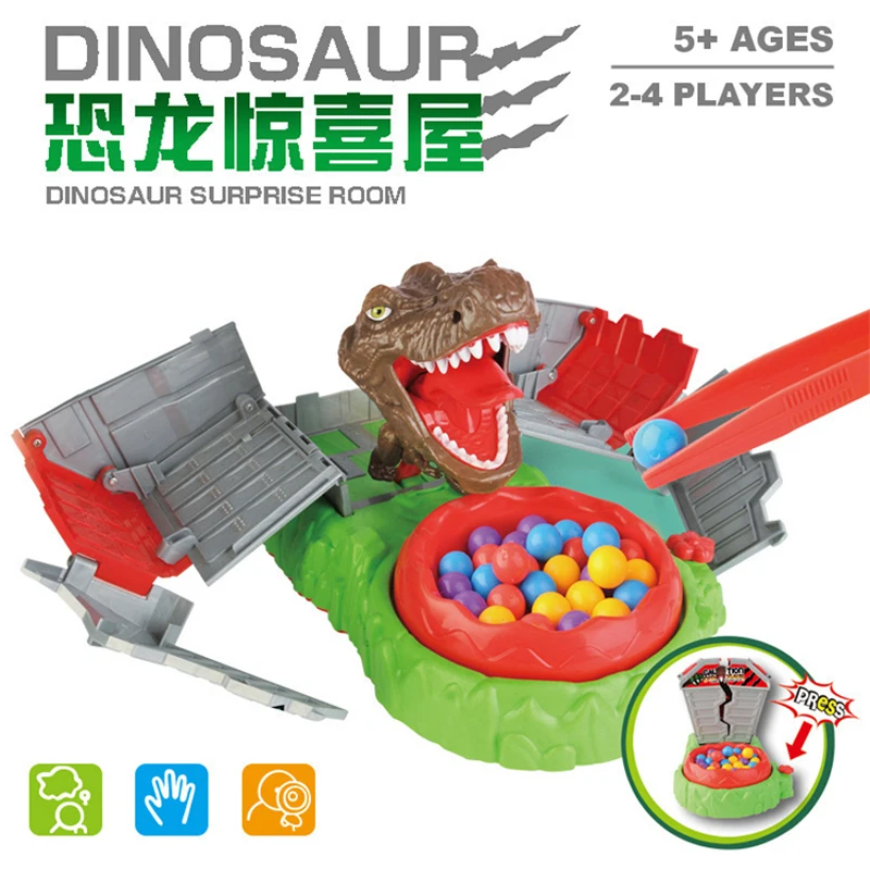 New Family Friend Surprise Board Game Toy Eating Bean Caution Dinosaur With Interactive Design
