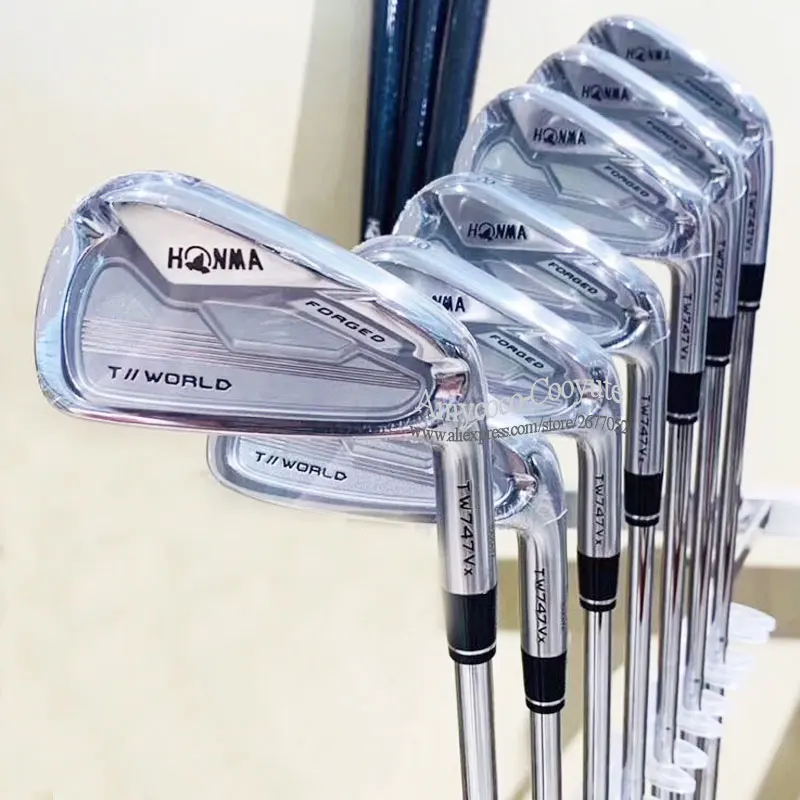 Новые клюшки для гольфа HONMA TW747 Vx клюшки для гольфа 4-11 клюшек набор графитовых и стальных валов R или S Гольф Вал Cooyute