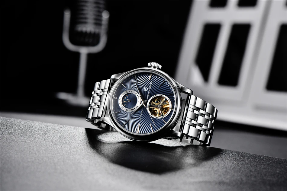 PAGANI DESIGN Top Marke Herrenuhr Mode Tourbillon Automatik Mechanische Uhr Herren Edelstahl Wasserdichte Uhr Relogio Masculino