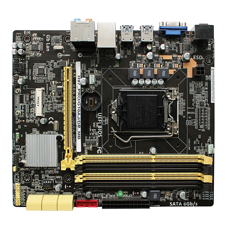 

For ASUS H97 H97_PRO/G10AJ/DP_MB desktop motherboard LGA 1150 DDR3 32G M-ATX Gigabit Ethernet fully Tested Free shipping