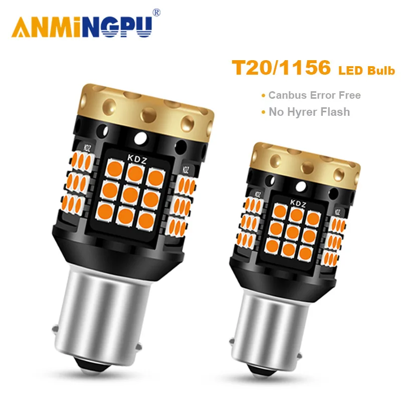 ANMINGPU сигнальная лампа без Hyper Flash Led 1156 P21W BA15S BAU15S PY21W 303SMD T20 7440 W21W Canbus