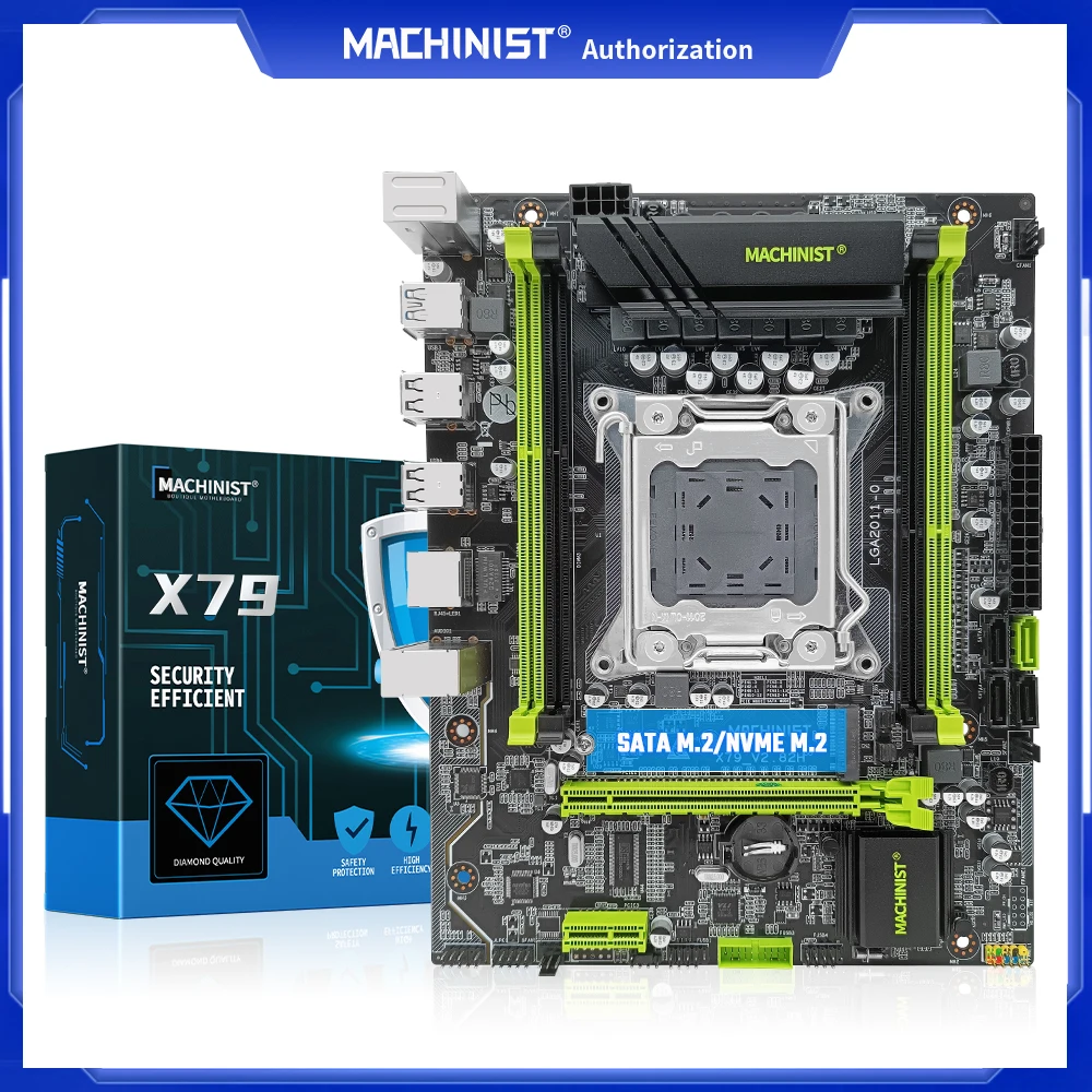 Материнская плата MACHINIST X79 для настольных ПК с поддержкой LGA 2011 Xeon E5 процессор DDR3