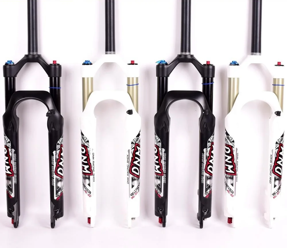 DNM-Magnesium-Alloy-MTB-Bicycle-Fork-Supension-Air-26er-Inch-Mountain-Bike-32-RL100mm-Fork-For