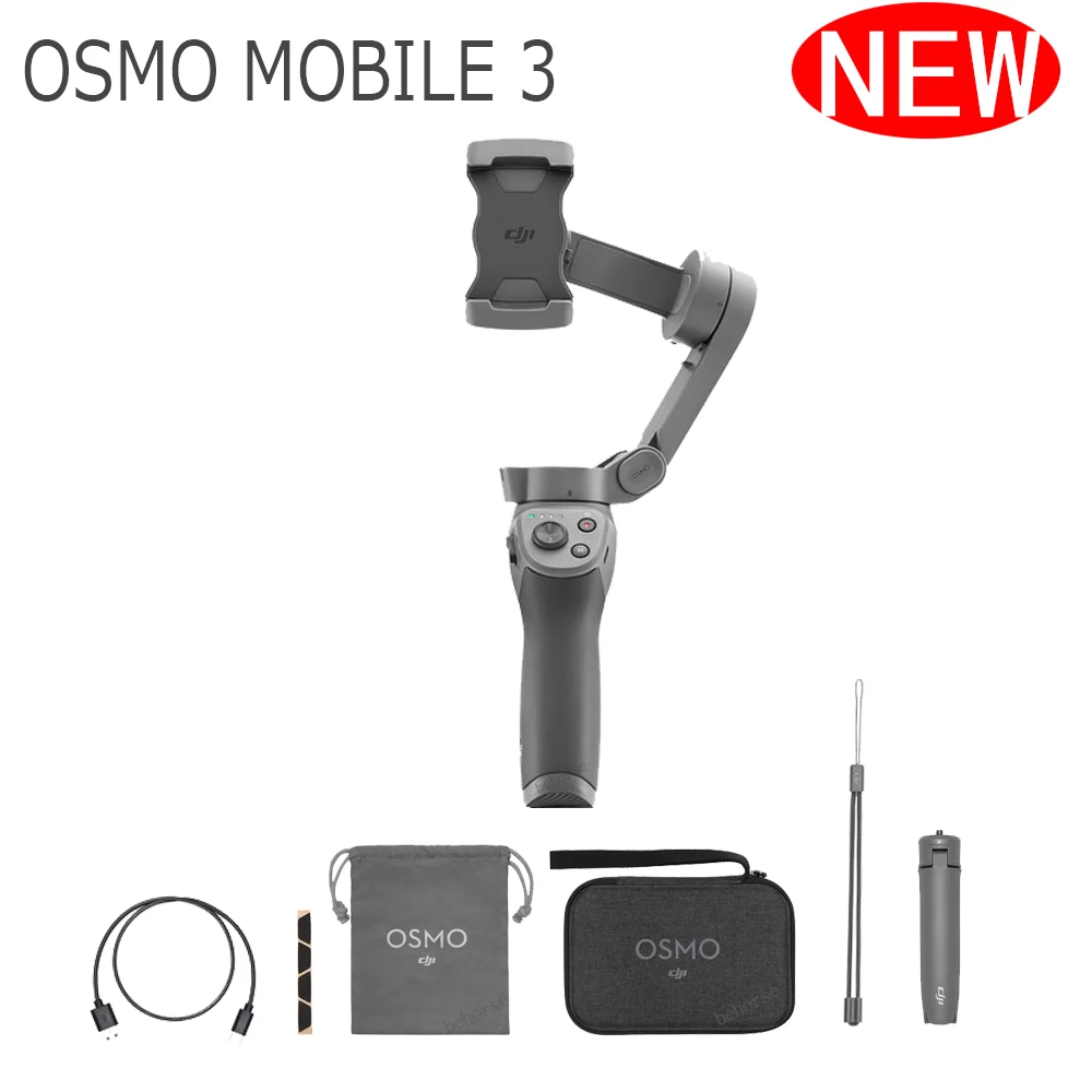 В наличии Складной DJI Osmo Mobile 3 Combo стабилизатор осевой ручной карданный для