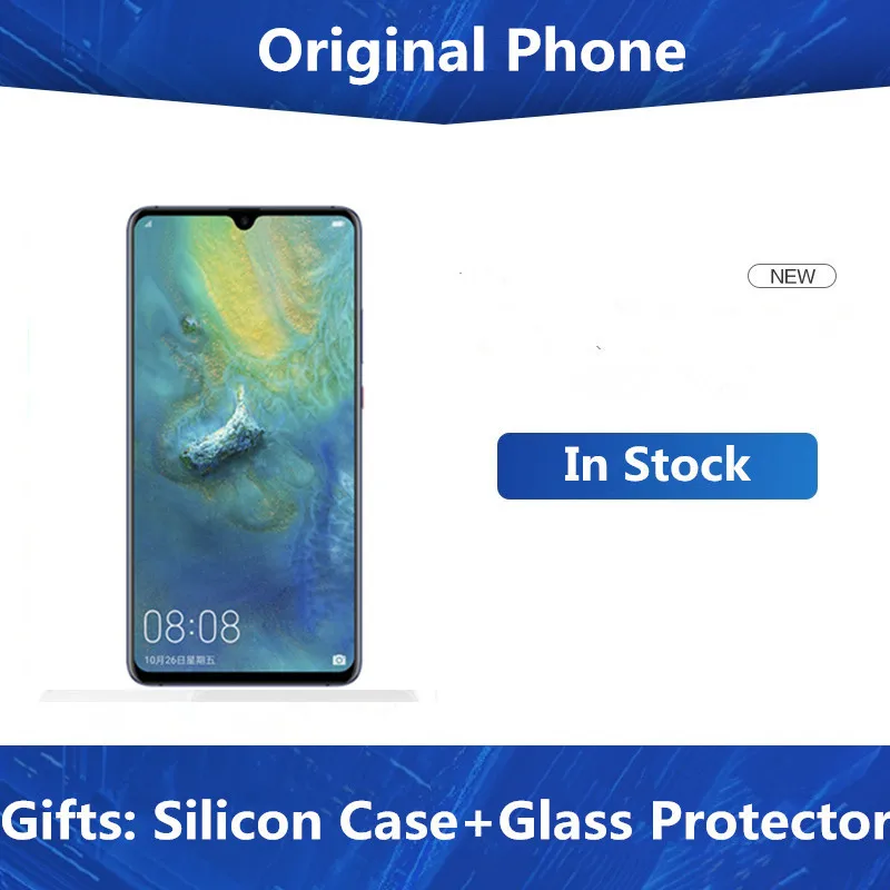 

New Original HuaWei Mate 20 X 5G Mobile Phone 7.2 Inch Andorid 9.0 Kirin 980 40.0MP NFC IP53 Quick Charger 8GB RAM 256GB ROM