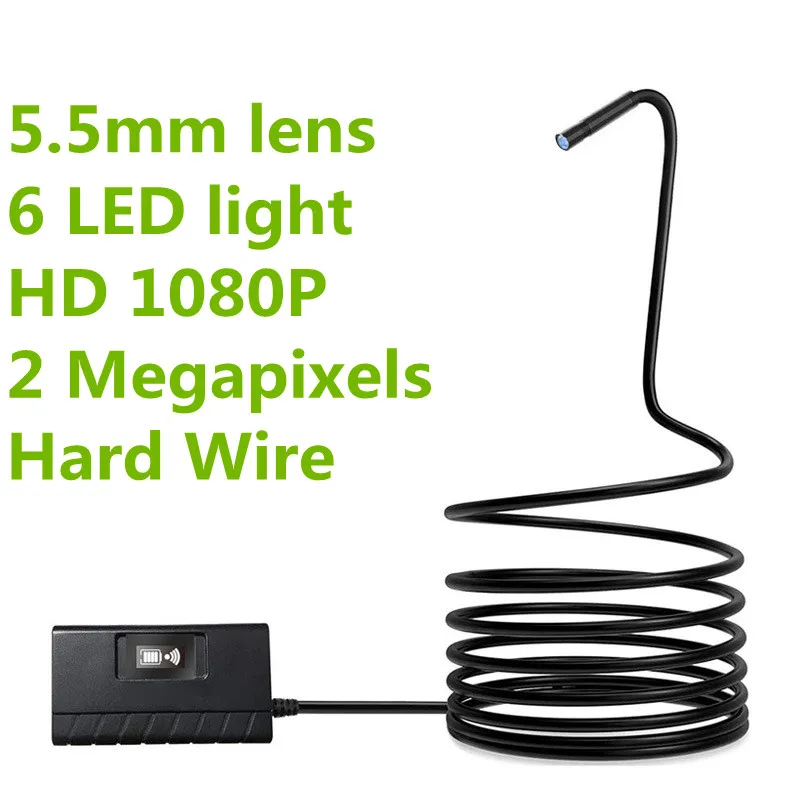 

1080P WiFi Endoscope Camera Waterproof Industrial Inspection Camera With 6 LED Endoscope Borescope For Android iOS Endoscope