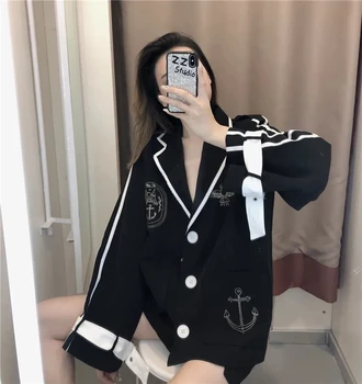 

2020 Spring Autumn Women Blazers Ladies Suit Slim Medium-Length Casual Female Top