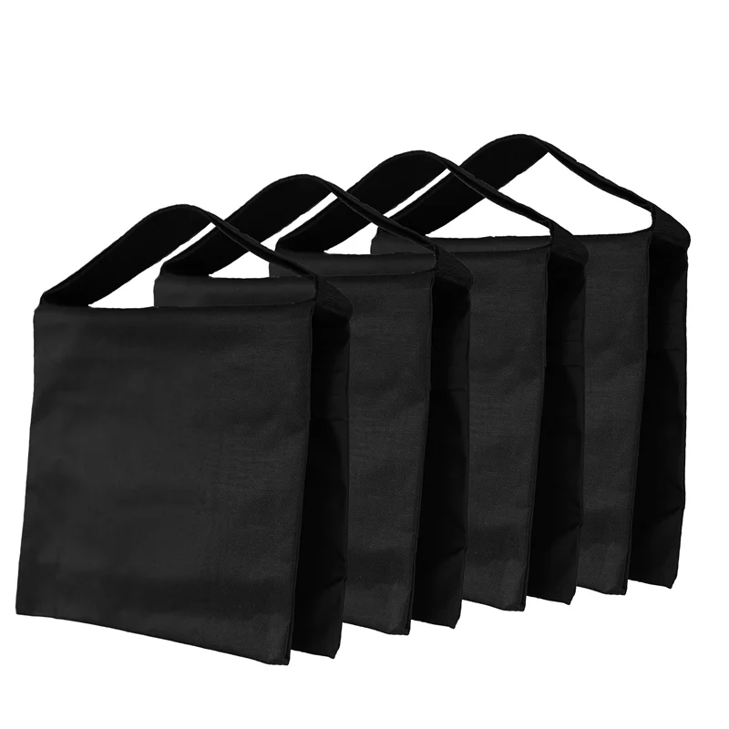 

Photography Black Sandbags Use For Background Backdrop Stand Photo Studio Boom Arm Cantilever Light Tripod Heavy Duty Sand Bag