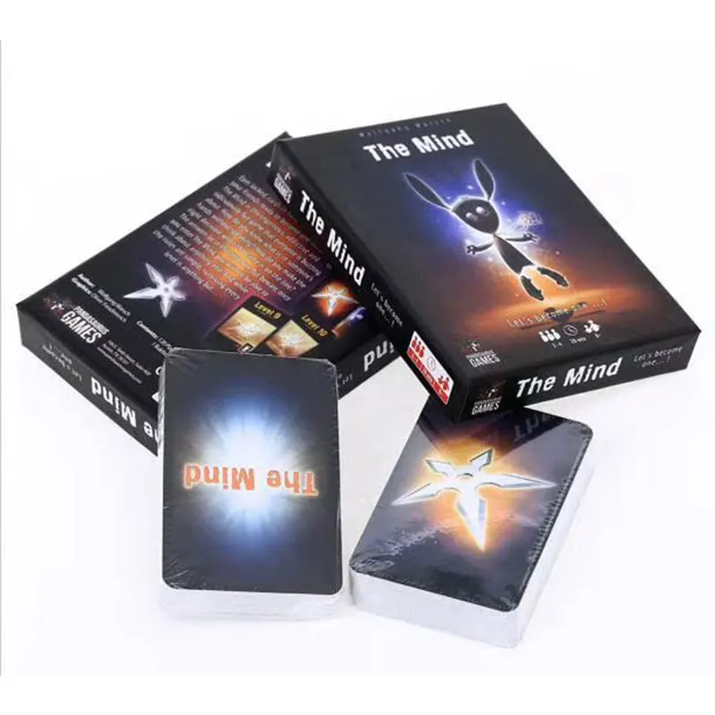 The Mind Card семейная настольная игра друзья Интерактивная забавная настольная карта детские развивающие игрушки
