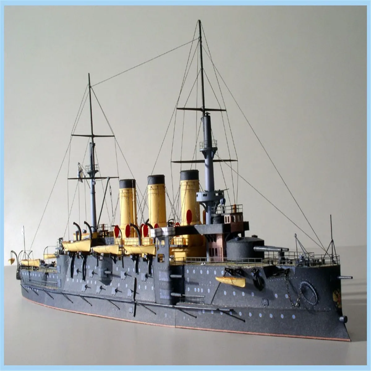 1:250 3D бумажная модель ручной работы художественная игрушка военный корабль модель царя России ВМФ Oslabya игрушечный военный корабль Бумага Ремесло линкор 53 см