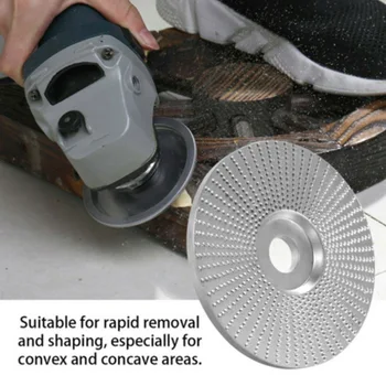 

High Wood Tungsten Carbide Grinding Wheel Sanding Carving Tool Abrasive Disc for Angle Grinder LG66