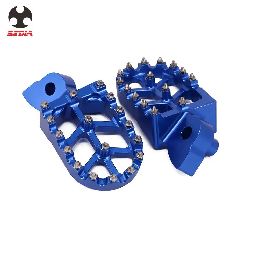 Мотоцикл синий CNC подножки педаль для Yamaha YZ 65 YZ85 YZ125 YZ250FX WR400F WR426F WR450F 1997 2000 2001 2008