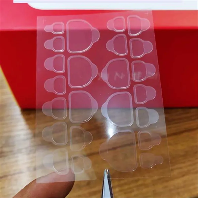 

1 Sheets Waterproof Breathable Glue Jelly Double Sided Adhesive Tapes Nail Art Sticker Decals Fingernail Art False Nail Tips