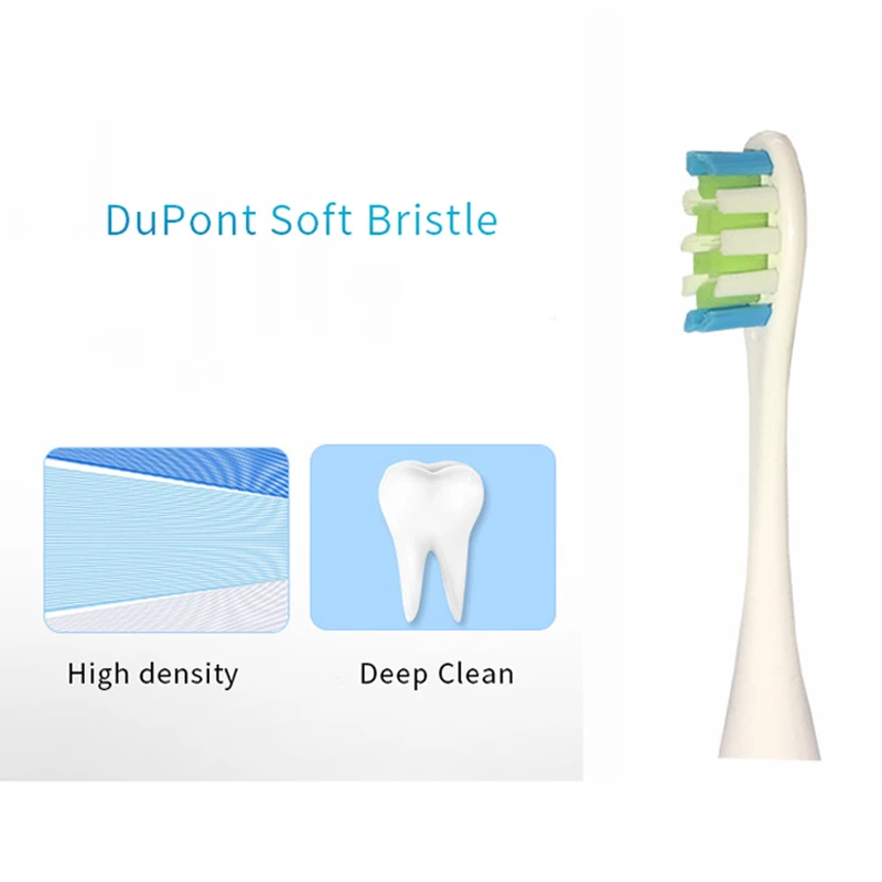 Replacement Brush Heads Soft Bristle For O-Clean Sonic Electric Toothbrush Gum Care Automatic Deep Cleaning Soft Toothbrush Head