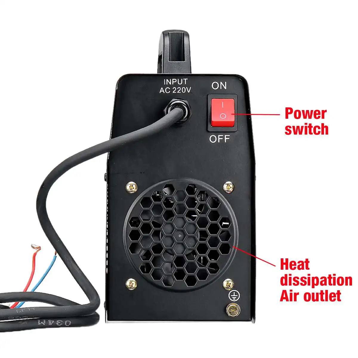 220V 20A-225A ручной IGBT инвертор дуговой сварочный аппарат цифровой дисплей мини портативный сварочный инструмент 4800W