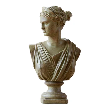 

American Head Portraits Statue Mini Gypsum Statue Michelangelo Buonarroti Home Decoration Accessories Resin Art&Craft Sketch