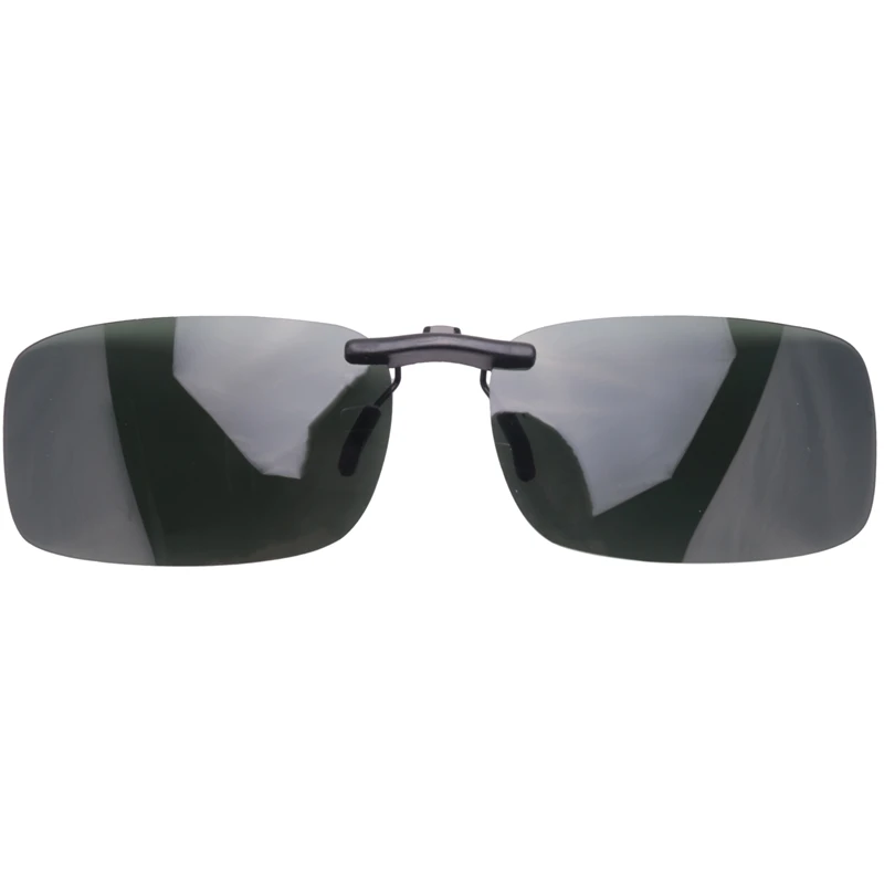 TOOGOO Unisex chiari scuri Verde occhiali da sole polarizzati lente clip su occhiali da vista R