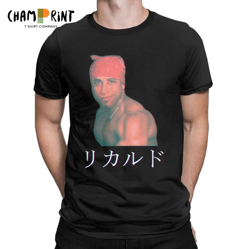 

Men T-Shirt Ricardo Milos T Shirt Printed Harajuku Streetwear Vaporwave Tops Awesome Pure Cotton Tee Shirt Gift Idea