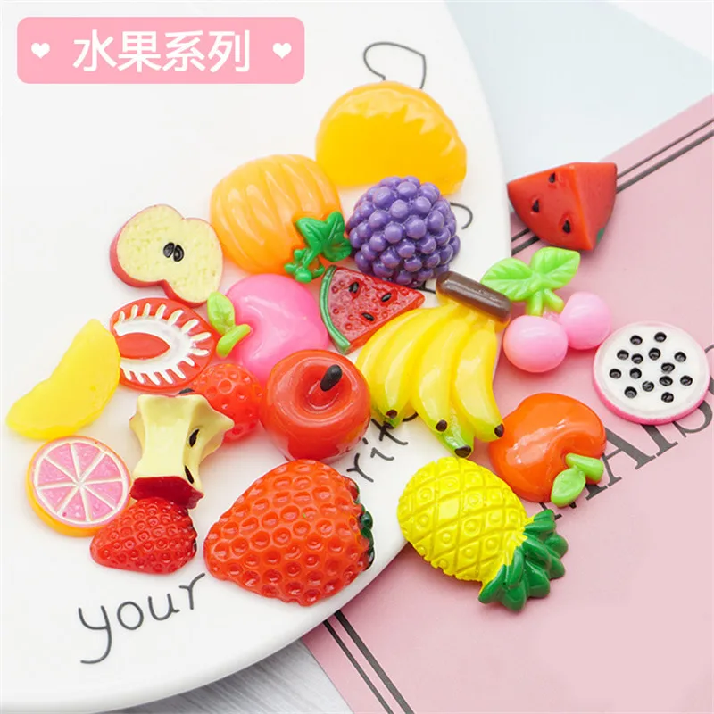 20pcs DIY Slime Charms Sweet Candy Sugar Chocolate Cake Animal Flowers Ice Cream Resin Crafts Clay Decoration Toys children Gift - Цвет: 20pcs toy 6