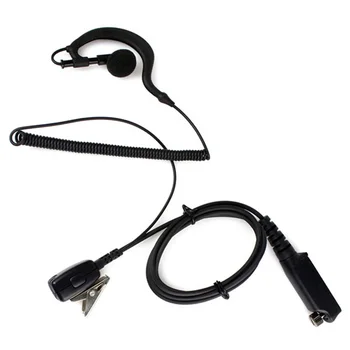 

PTT MIC G Shape Earpiece Headset for Sepura STP8000 Walkie Talkie Ham Radio Hf Transceiver Handy C1035A