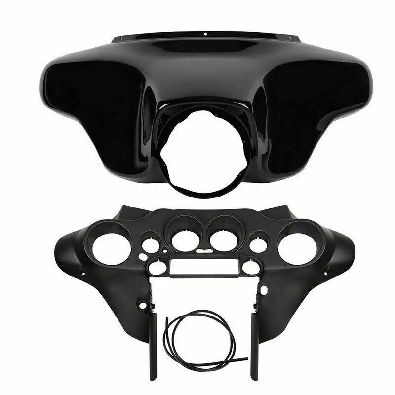 Inner Outer Fairing Мотоцикл летучая мышь внутренний внешний окрашенные обтекатели ABS лобовое стекло для Harley Touring 96-13 - Цвет: Inner Outer Fairing