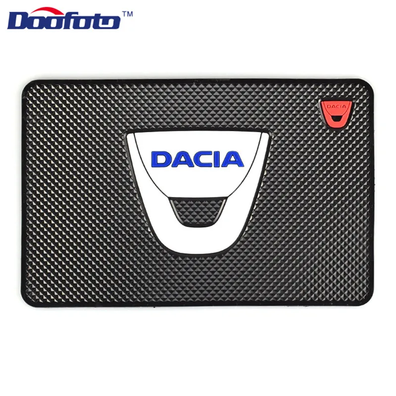 Doofoto 1x Автомобильная наклейка для внутреннего интерьера Противоскользящий коврик для Renault LADA Opel SAAB Daewoo Alfa аксессуары Romeo Стайлинг приборной панели - Название цвета: For Dacia
