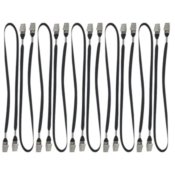 

10pcs Face Masks Lanyard Neck Hanging Rope Outdoor Masks Strap with Two Clip